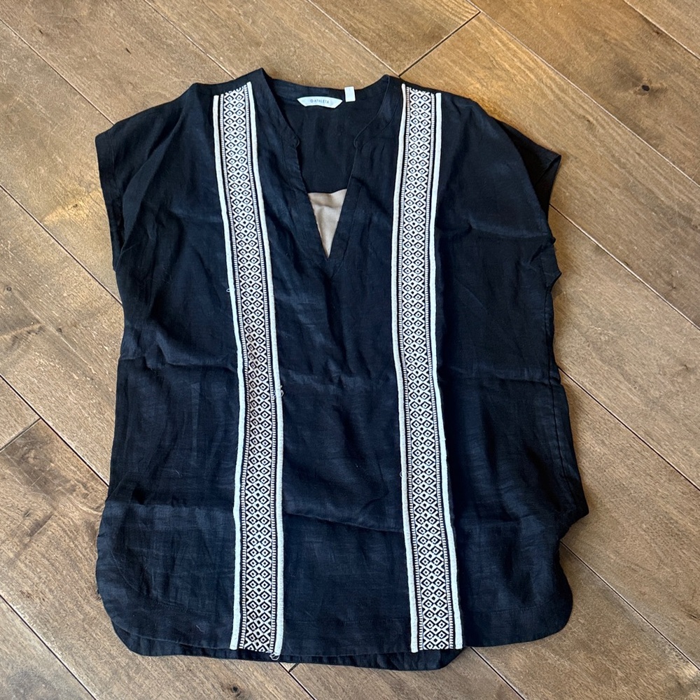 Athleta Linen Caftan / Pool Cover Up